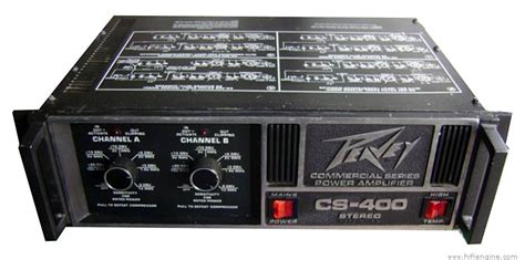 Peavey Cs 400 Professional Stereo Power Amplifier Manual Hifi Engine