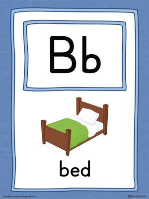 6 letter words that start with b · baaing · babble · babied · babies · babkas · baboon · baboos · babuls . Letter B Large Alphabet Picture Card Printable (Color) | Alphabet ...