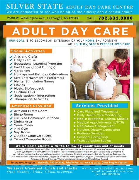 Ssacd Flyer Silver State Adult Day Care Center