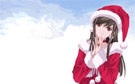 Free Download Cute Anime Girl Christmas Wallpapers Hd 1280x800 For