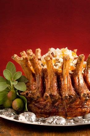 Roast pork chops sprinkle the pork chops with the remaining salt and pepper, or to taste. Pork Crown Roast with Stuffing | Pork | Pinterest ...