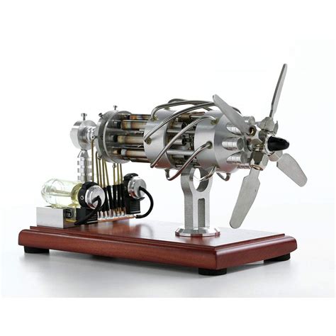 Wolfbsuh 16 Cylinders Diy Stirling Engine External Combustion Engine