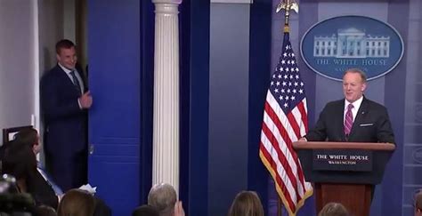 Gronk Crashes Spicer White House Briefing