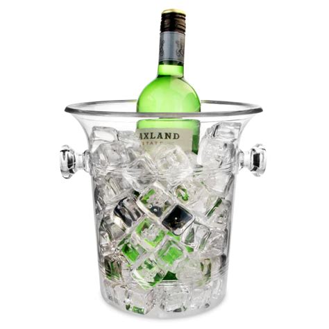 Clear Plastic Wine And Champagne Bucket At Drinkstuff
