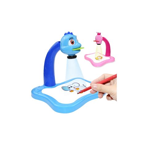 Bakam Drawing Projector Table For Kids Blue