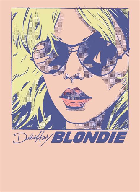 Debbie Harry Blondie Art Print A3 Illustration Poster 1970s Etsy