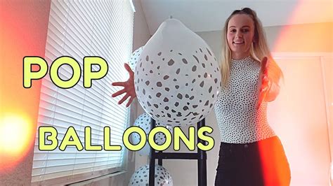 ASMR Balloons Popping Dalmatian Balloons No Talking YouTube