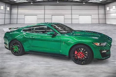 2020 Gt500 1 Rolls Off The Line In Custom Hornet Green With