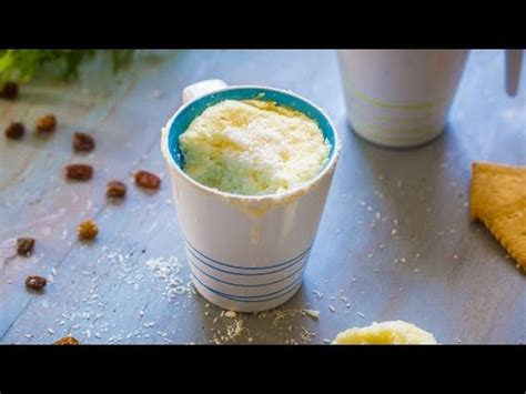 Mug Cake Light G Teau Coco Au Micro Ondes Instant Cuisine Youtube