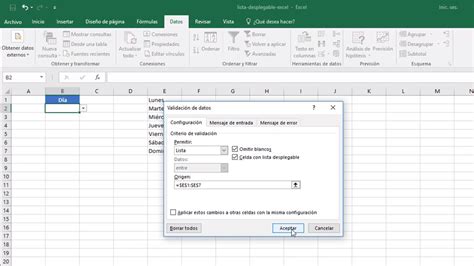 Cómo Crear Una Lista Desplegable En Excel Excel Total