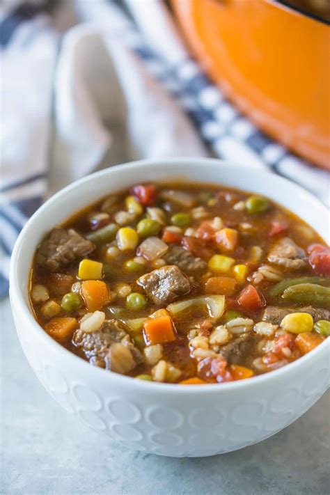 Hearty Vegetable Beef Barley Soup