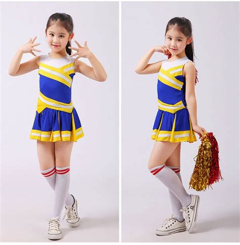 Student Competition Cheerleaders Girl School Uniform Cheer Team