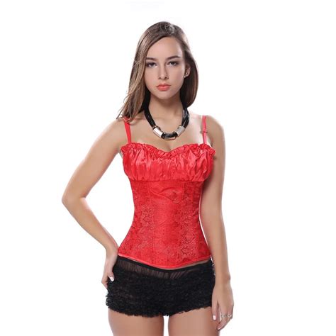 corsets sexy women s plus size bustiers and corsets overbust gothic lace strapless bustier cincher