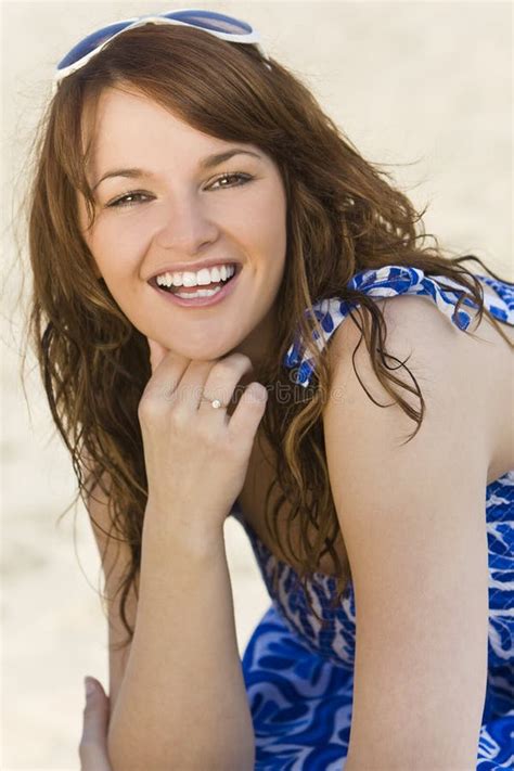 1577 Happy Laughing Woman Sitting Beach Photos Free And Royalty Free