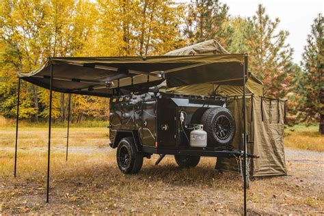 Experience Adventure With Kamakou Off Road Cargo Camper Trailer 3 In 1
