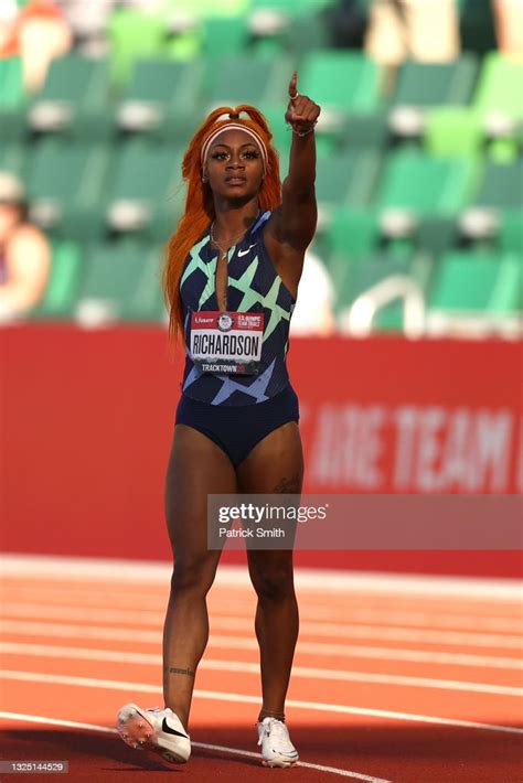 Sha Carri Richardson Runs And Celebrates In The Women S 100 Meter