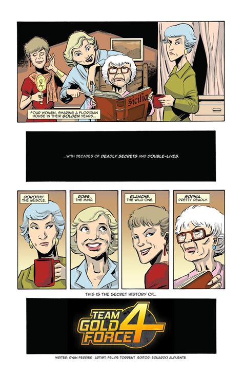 A Golden Girls Comic It Brilliantly Casts Them As Spiessuperheroes With A Dangerous Past Free