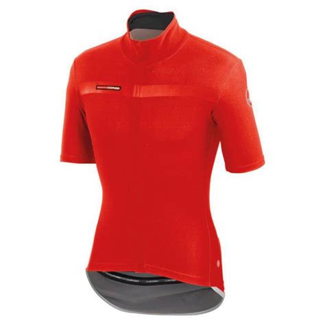 Maillot Castelli Gabba Rouge Manches Courtes