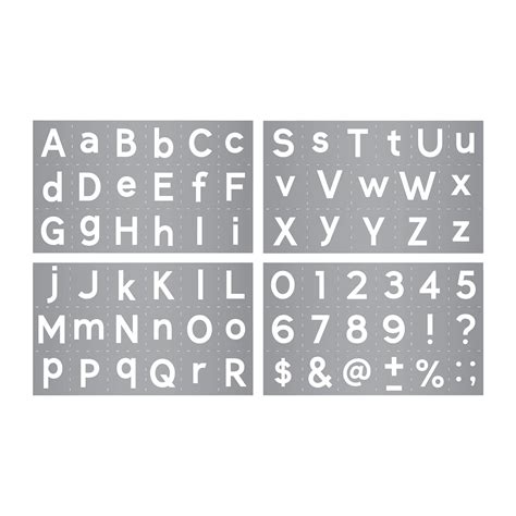 Buy 2 Inch Alphabet Letter Craft Stencils Includes Upper And Lower Case