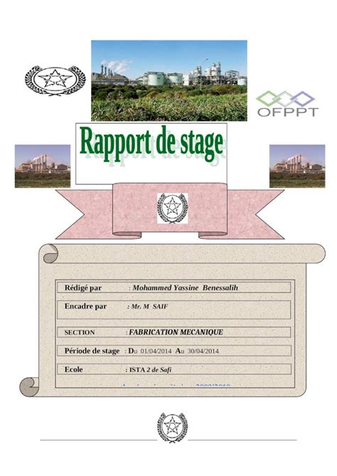Doc Rapport De Stage Ocp Safi Dokumentips