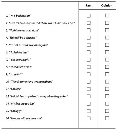 The last worksheet that makes up the top 5 most popular cognitive stimulation activities for adults in 2016 improves planning, comprehension, and reasoning. Printable CBT Worksheets | Cbt worksheets, Therapy ...