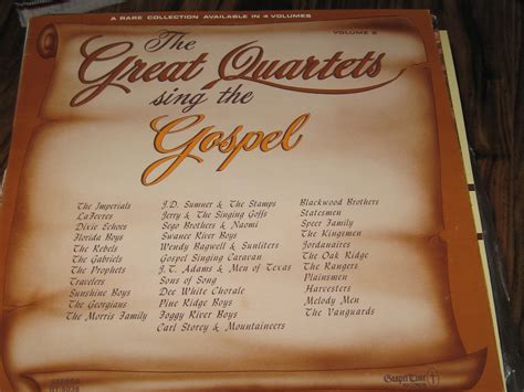 Various Artists The Great Quartets Sing The Gospel Vol 2 Amazon