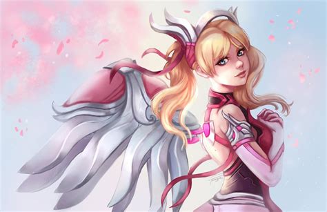 Pink Mercy Overwatch By On