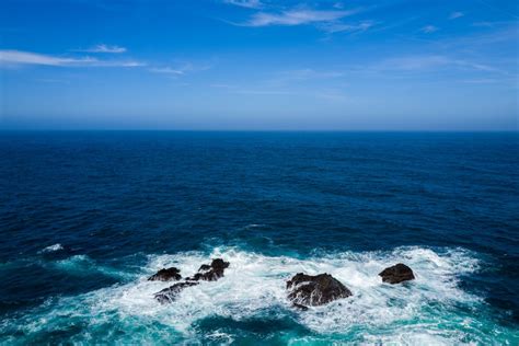 Kostenlose Foto Meer Ozean Horizont Windwelle Welle Küste Ufer