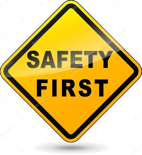 Safety First Sign Stock Vector By ©nickylarson 57992441