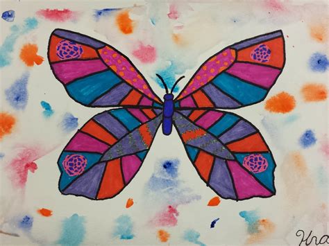 Angela Anderson Art Blog Butterfly Watercolor Paintings Kids Art Class
