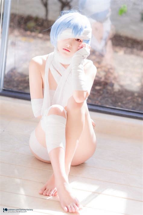 Fantasy Factory Evangelion Rei Ayanami Naked Cosplay Asian
