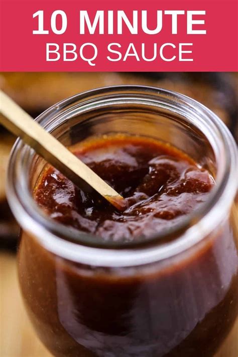 This Homemade Barbecue Sauce Is A Quick And Easy Condiment For All Of Your Summer Grilling It