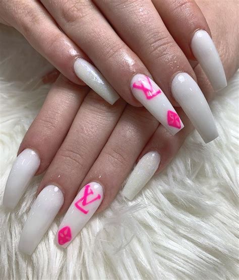 82 Trendy Acrylic Coffin Nails Design For Long Nails For Summer Page 18 Of 81 Fashionsum