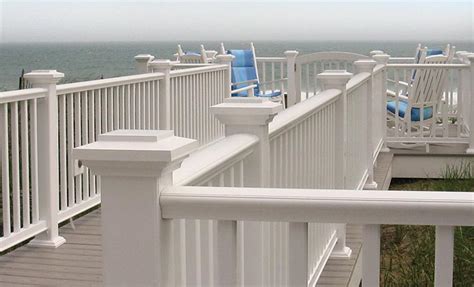 Azek railing, available in 4 styles, offers the beauty and feel of real wood coupled with the high durability and low maintenance you expect from azek. AZEK PVC & Aluminum Railing | Azek Rail Collections & Styles