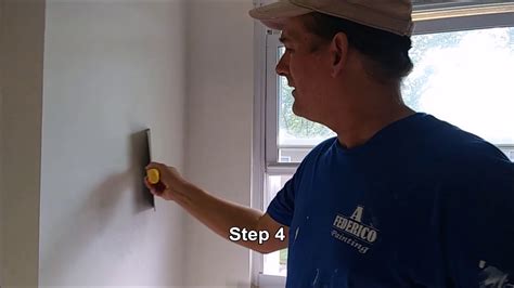 Mesh Tape Drywall Patch By A Federico Painting Co Youtube