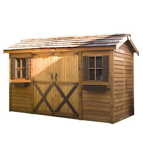 You can easily compare and choose from the 4 best wood storage shed kits for you. Cedarshed (Common: 12-ft x 6-ft; Interior Dimensions: 11.5 ...