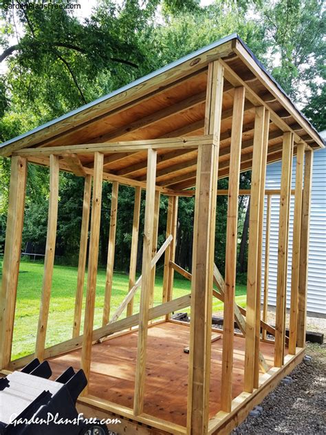 How to build a shed with cottage shed plans. DIY 8x12 Lean to Shed | Free Garden Plans - How to build ...