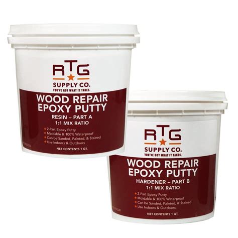Rtg Wood Repair Epoxy Putty 2 Quart Kit More Info Could Be Found