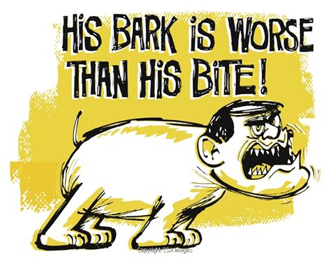 His Bark Is Worse Than His Bite 86896 Csa Images