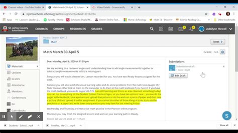 Here you may to know how to submit assignment. Student Schoology How to Submit an Assignment - YouTube