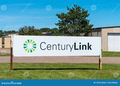 Centurylink Exterior Sign And Trademark Logo Editorial Stock Photo