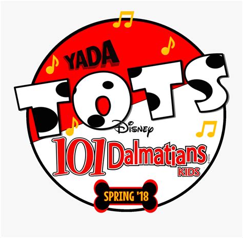 101 Dalmatians Tots Logo Final Disney Free Transparent Clipart