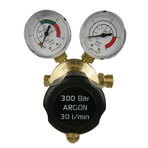 Shielding Gas Regulator Single Stage 2 Guage 300bar 30lpm Flow