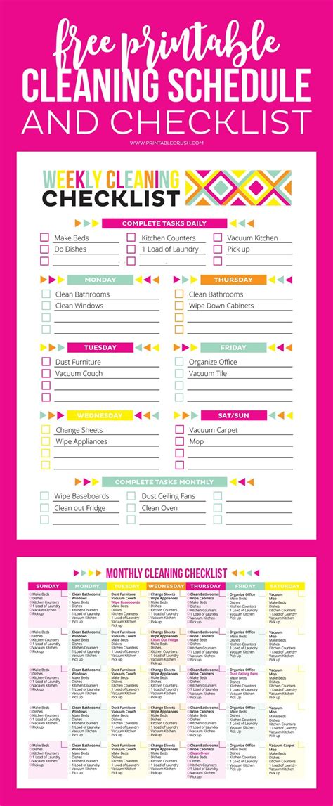 A kitchen is a sensitive place where people cook food for eating meal, so it is essential to clean your all kitchen equipment after a specific interval of time. FREE Printable Cleaning Schedule and Checklist - Printable ...