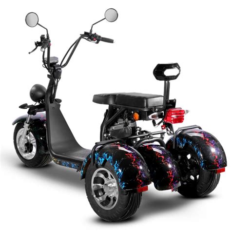 Eec 3 Wheel Electric Motorcycle Adult Double Seats Motor 1500w Power