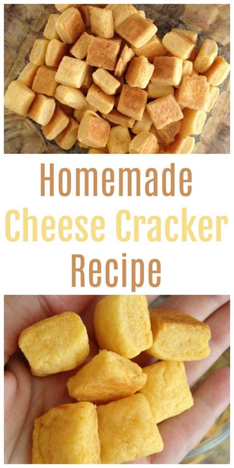 Easy Homemade Cheese Crackers Recipe Diethood Rezfoods Resep