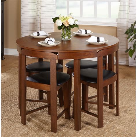 Simple Living 5 Piece Tobey Compact Dining Set Grey Simple Living