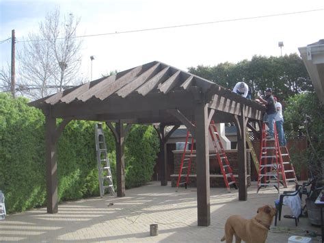 Posted on march 2, 2021 by sandra. 16' x 24' Hipped Roof DIY Pavilion Kit, Fireplace & Power ...