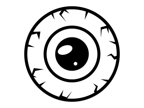 Eyeball Human Eye Halloween Horror Blood Shot Eye Instant Download