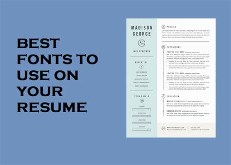 best font for your resume top 10 fonts compared